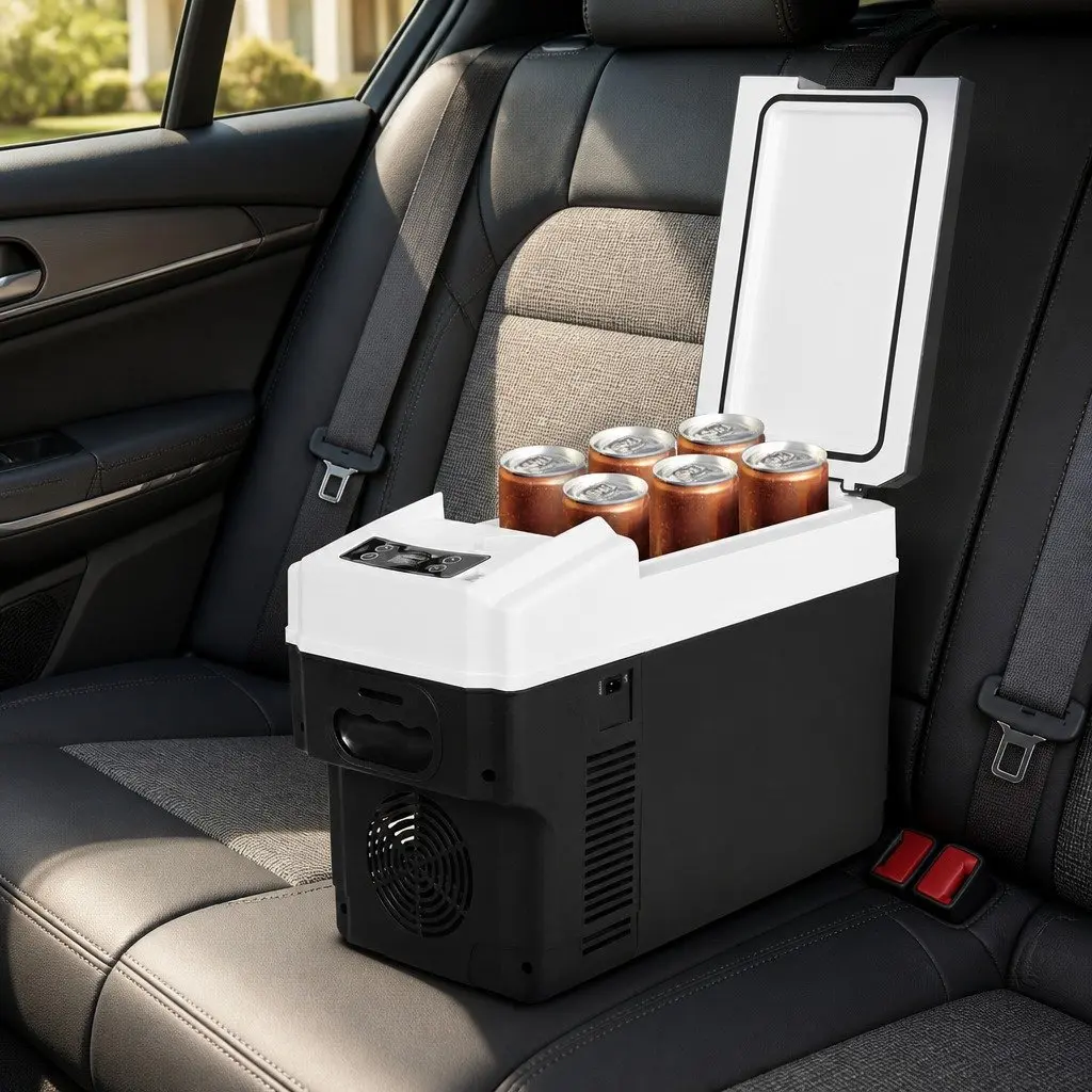 12V Portable Car Mini Fridge Freezer 13L