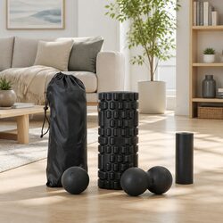High Density Foam Roller Set 4 in 1 for Deep Tissue Relief