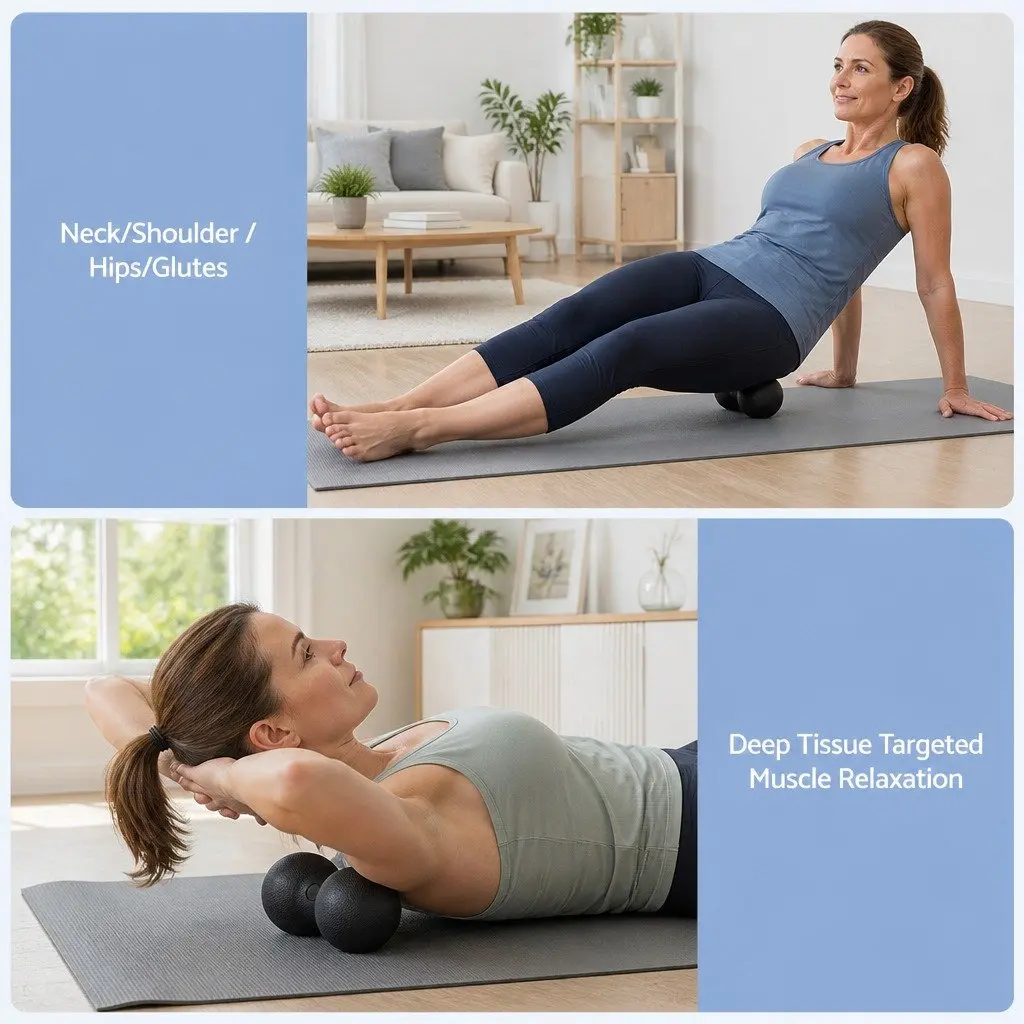 High Density Foam Roller Set 4 in 1 for Deep Tissue Relief