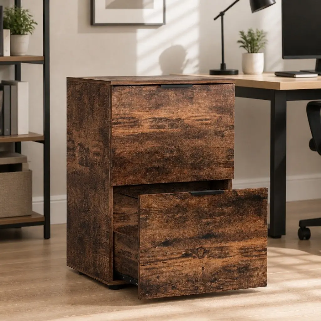 2 Drawer Filing Cabinet for Office or Home