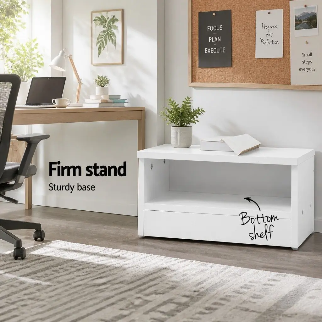 7 Tier White Tree Bookshelf for Home or Office