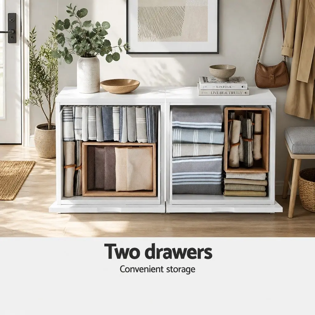 Shoe Rack Cabinet for 30 Pairs with Adjustable Shelves