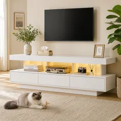 160CM LED Entertainment Unit with RGB Lighting