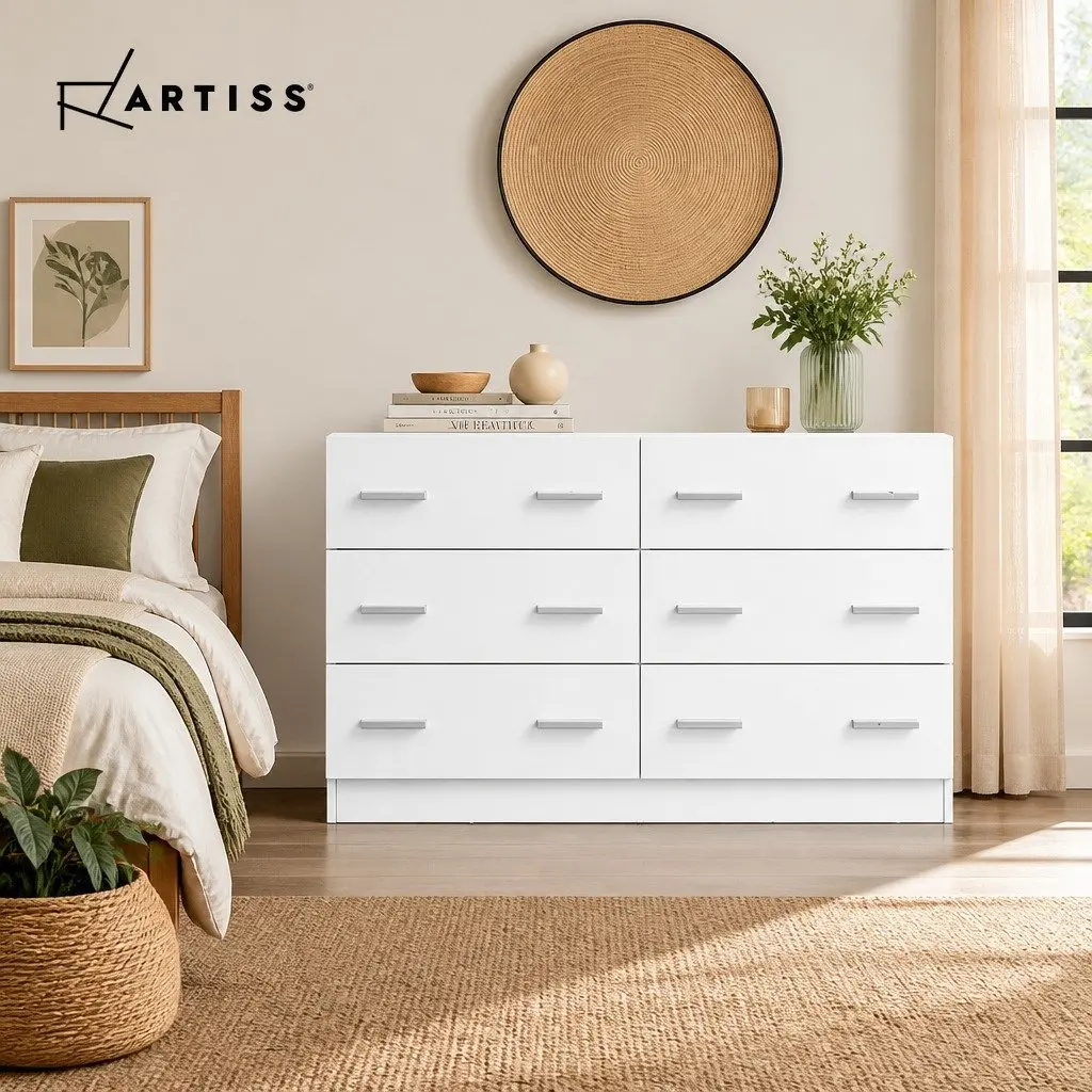 6 Drawer Chest for Bedroom Storage