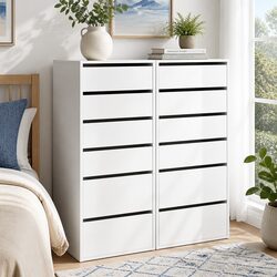Durable 2-Piece Tallboy Dresser Set for Modern Bedrooms