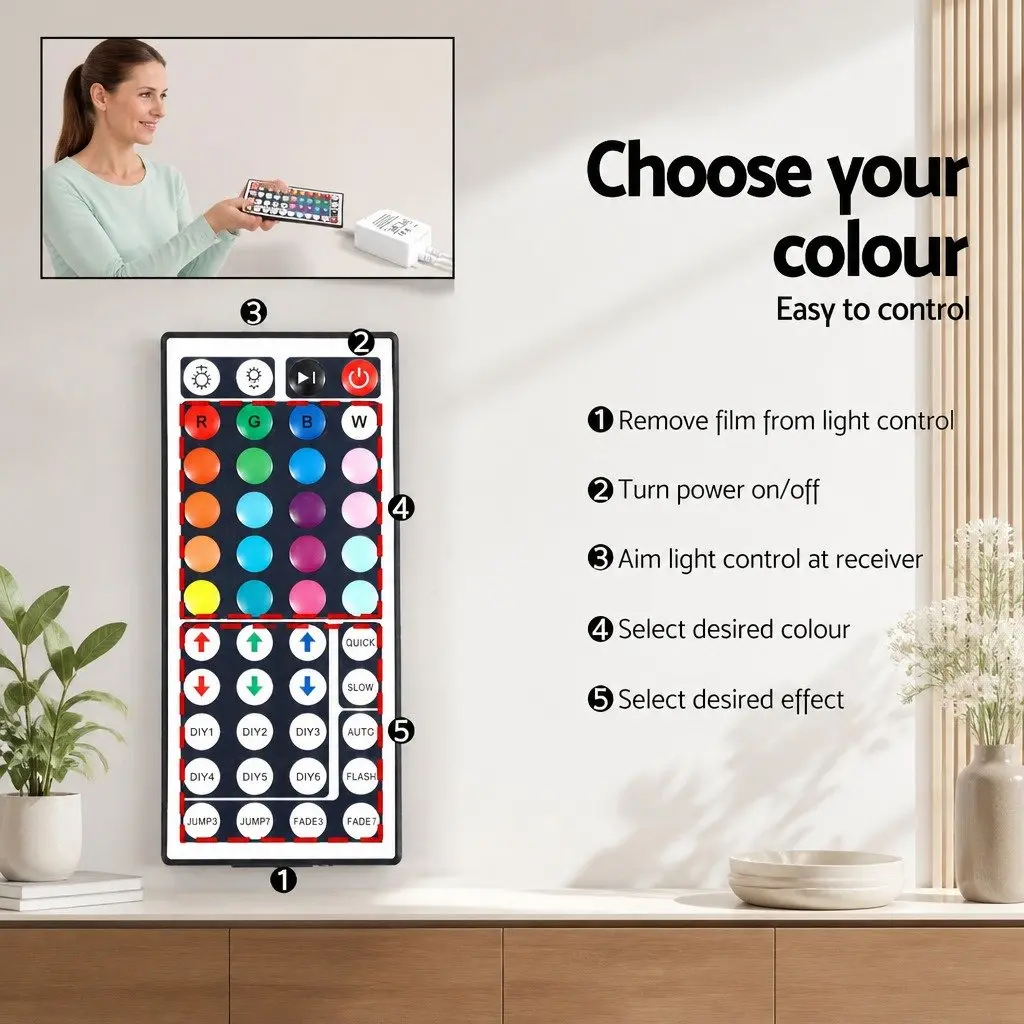 160cm Entertainment Unit with LED Lighting