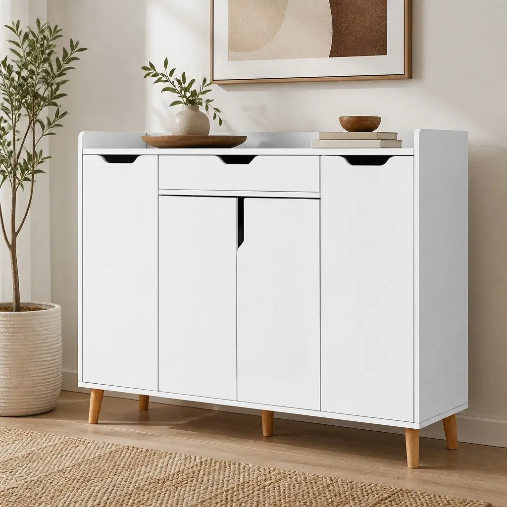 Shoe Rack Cabinet with Adjustable Shelves