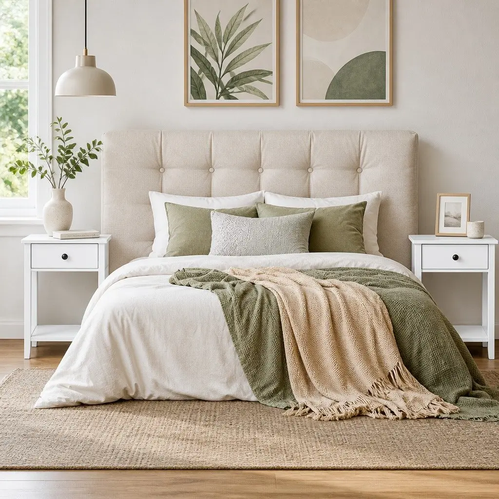 White Bedside Table with Drawer and Shelf