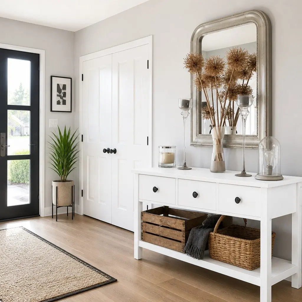 Console Table with 3 Drawers for Storage