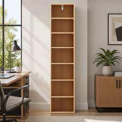 Quality 7-Tier Bookshelf with Adjustable Shelves