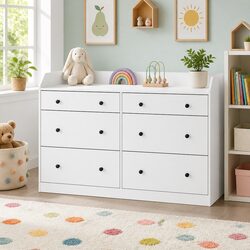 Elegant White Chest of Drawers for Bedrooms