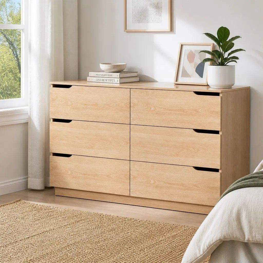 6 Drawer Chest for Bedroom Storage
