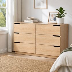 Premium 6 Drawer Chest for Bedroom Storage