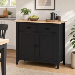 Durable 90cm Buffet Sideboard Cabinet with 2 Drawers