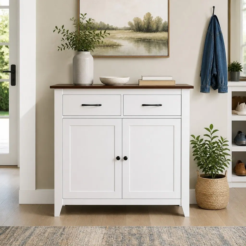 Buffet Sideboard Storage Cabinet 90cm