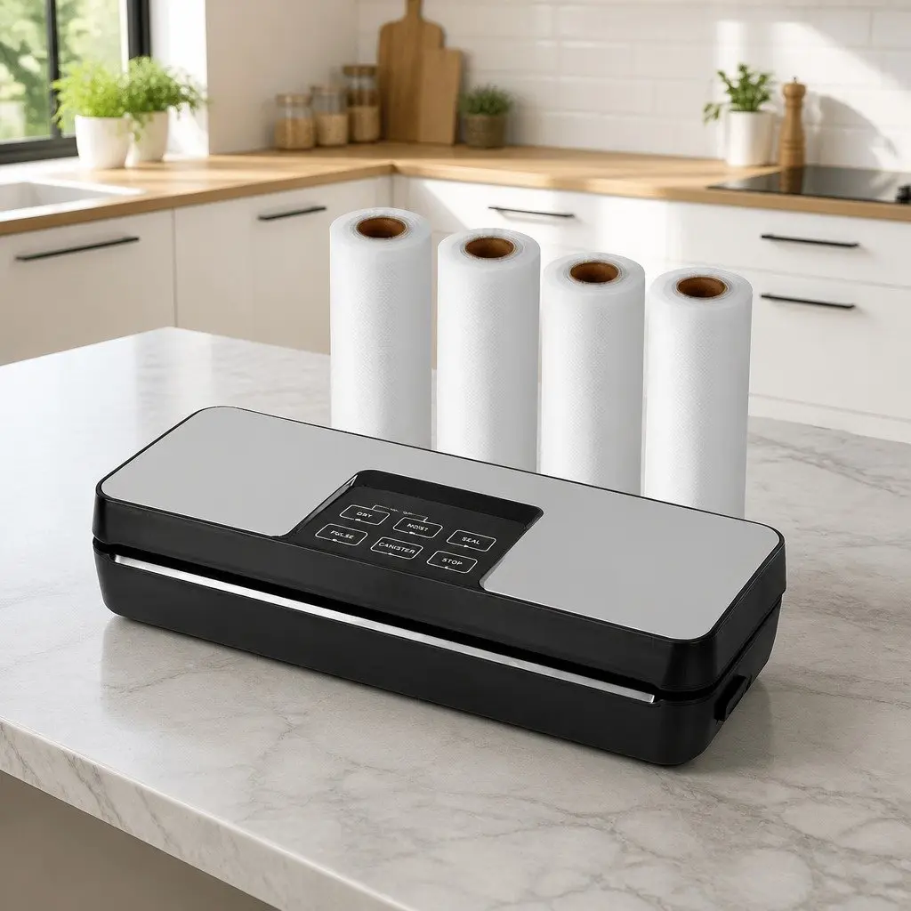 Food Vacuum Sealer with 5 Modes and Cutter
