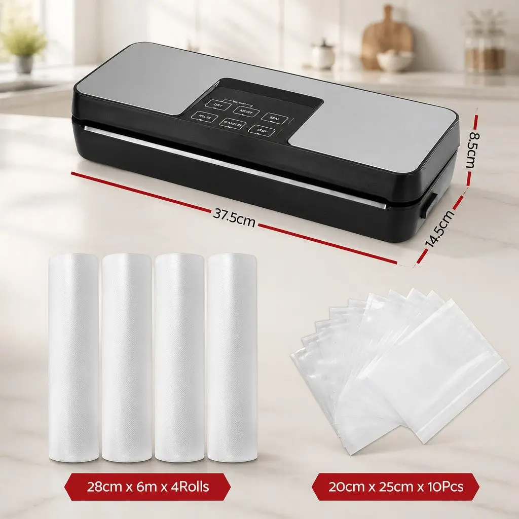 Food Vacuum Sealer Machine with Cutter 5 Modes