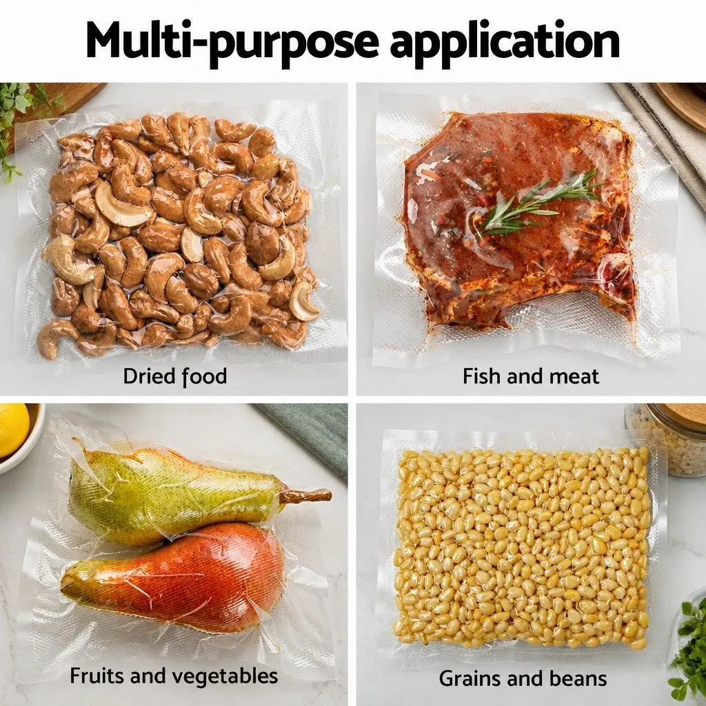 Food Vacuum Sealer with Cutter and Bag Rolls