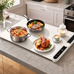 Premium Electric Food Warming Mat 60 x 38cm 9 Heat Levels