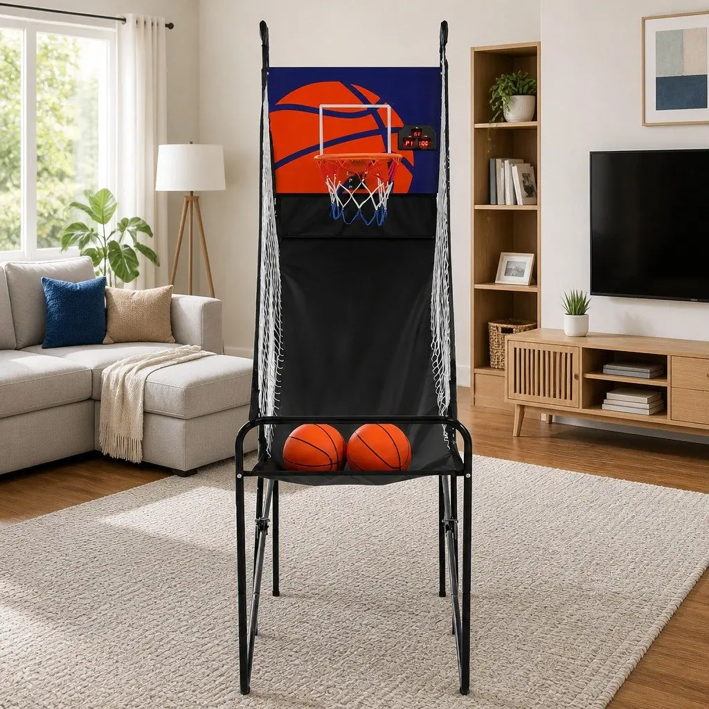 Arcade Basketball Shooting Machine with Electronic Scorer