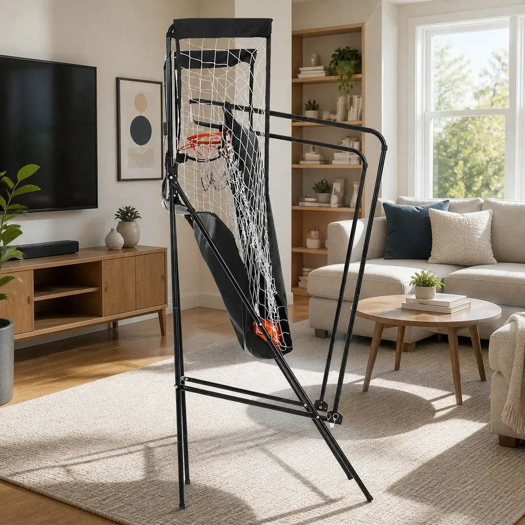 Arcade Basketball Shooting Machine with Electronic Scorer