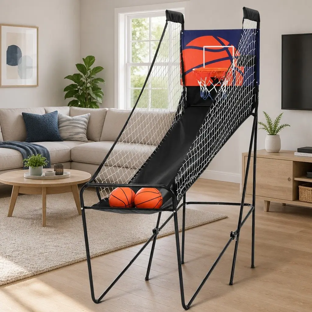 Arcade Basketball Shooting Machine with Electronic Scorer