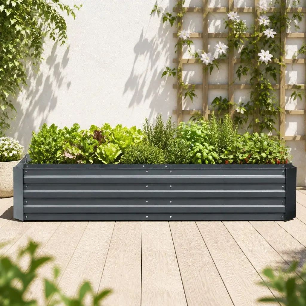 Raised Garden Bed 180x90cm for Vegetables