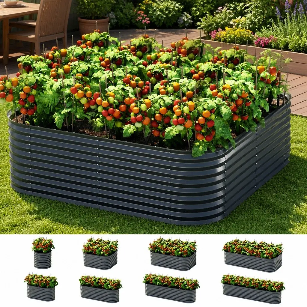 Garden Bed Modular Planter Box with 9 Configurations