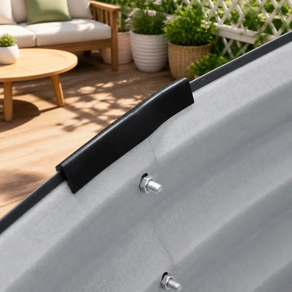 Galvanised Steel Raised Garden Bed Planter 90x45cm
