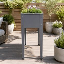 Durable Elevated Garden Bed Planter Box 100x80x30cm