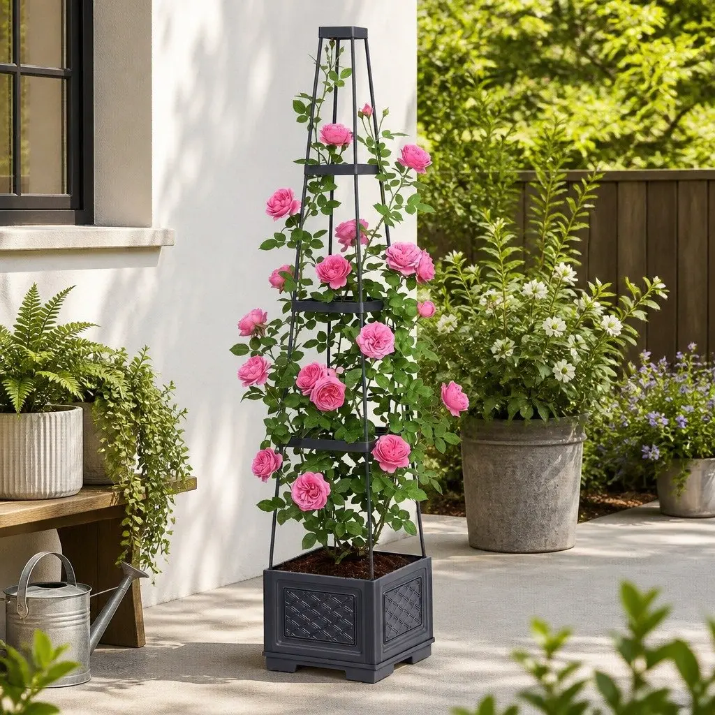 Modular Self Watering Vertical Planter Tower 140cm