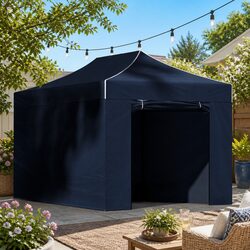 Folding Pop Up Gazebo 3x4.5m with Durable Steel Frame