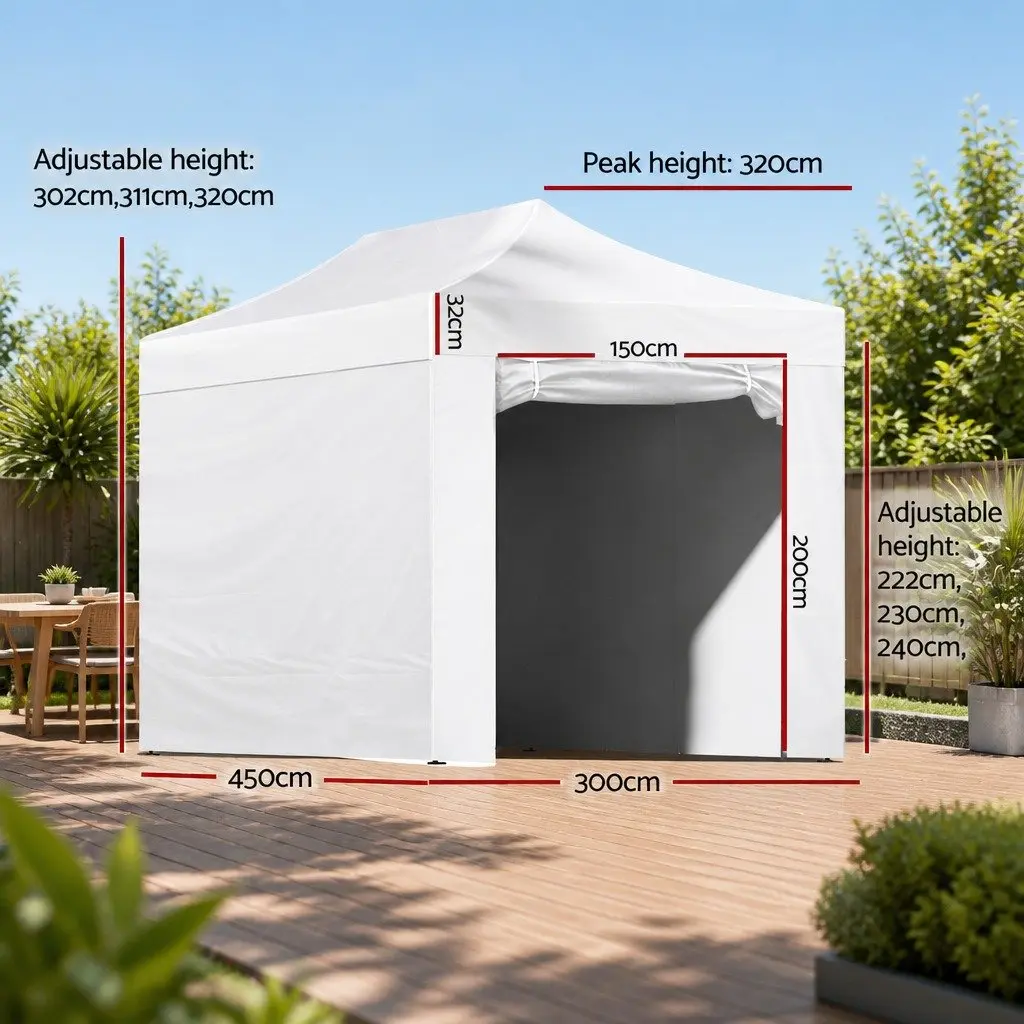 3x4.5m Folding Marquee Tent for Outdoor Events