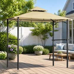 High-Quality Outdoor Grill Gazebo with Hooks and Shade