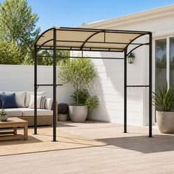 Premium Gazebo Outdoor BBQ Grill with Shade and Storage