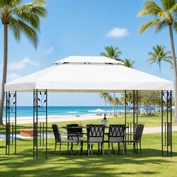 Sturdy Iron Art Gazebo 4x3m for Outdoor Events