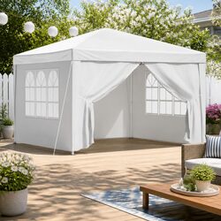 Sturdy Pop Up Gazebo 3x3m Folding Marquee for Outdoors