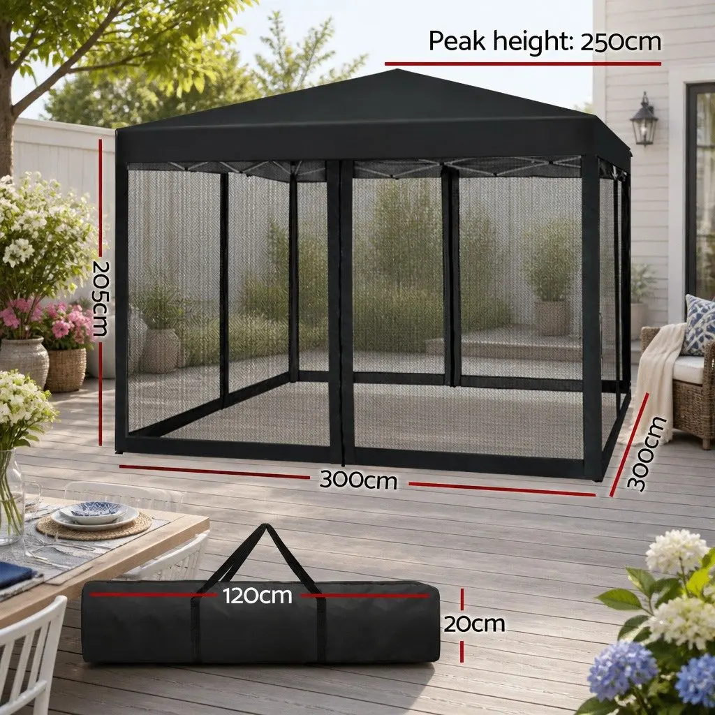 3x3m Pop Up Gazebo Canopy Tent for Events