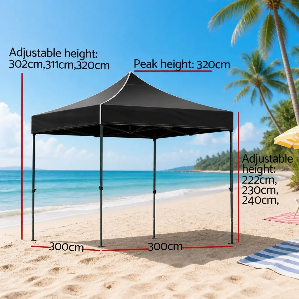 3x3m Pop Up Gazebo for Outdoor Events