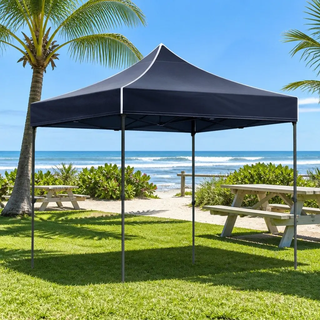 Pop Up Gazebo 500D Oxford 3x3m Folding Tent Navy