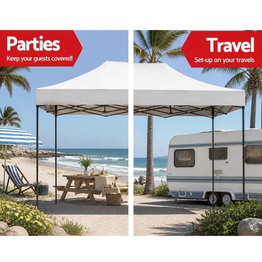 3x4.5m Pop Up Gazebo with 4 Base Pods