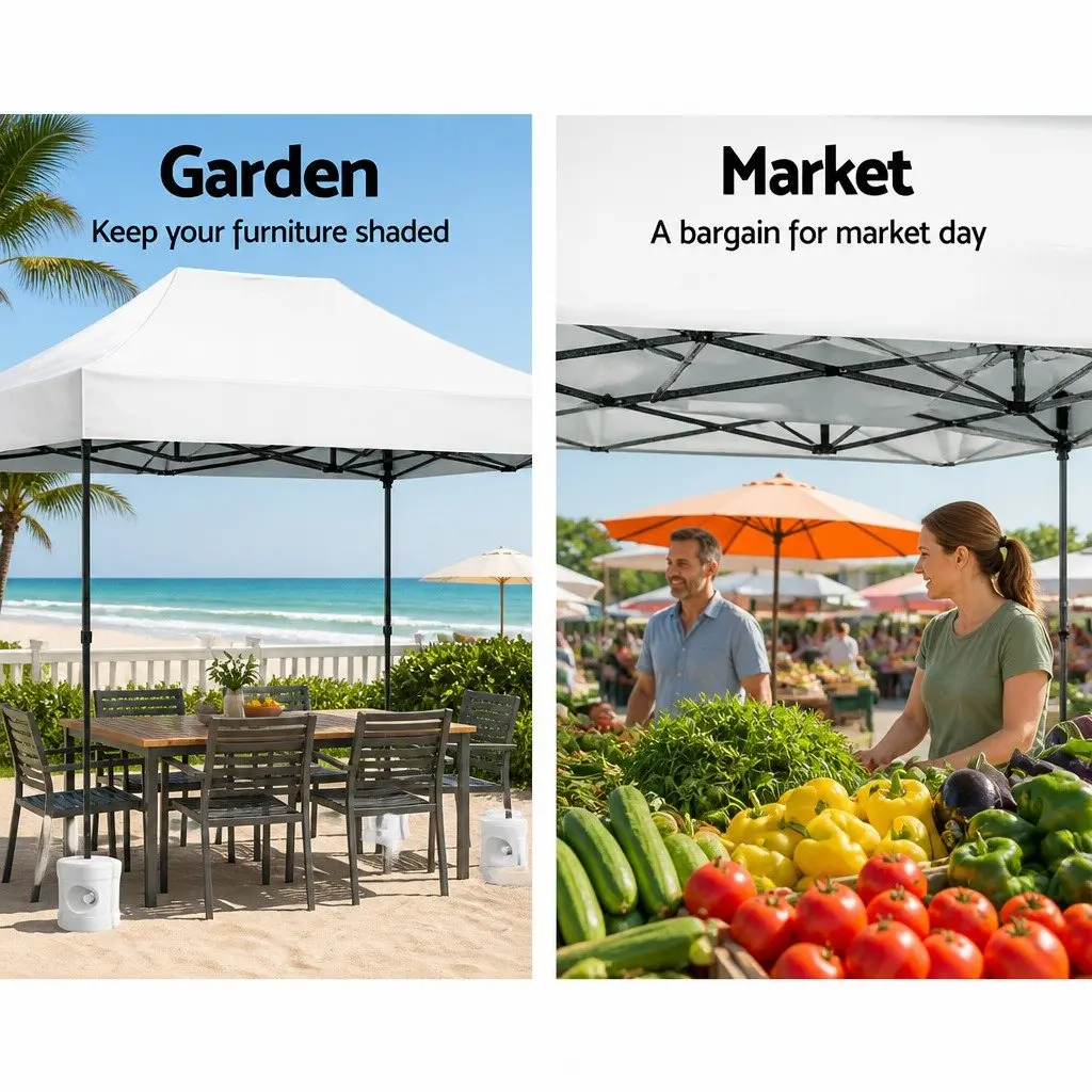 3x4.5m Pop Up Gazebo with 4 Base Pods