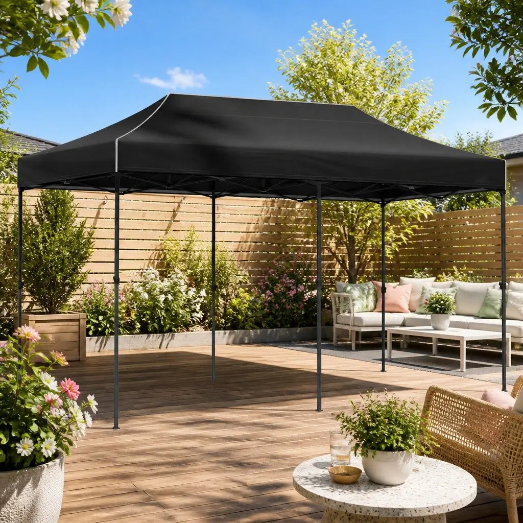 Pop Up Gazebo Tent 3x6M Folding Marquee