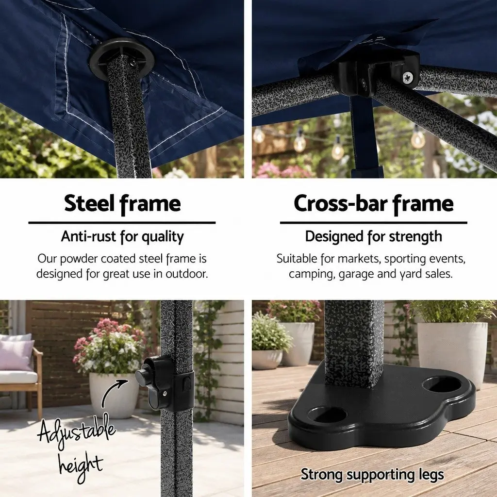 Pop Up Gazebo Tent 3x6M Folding Marquee