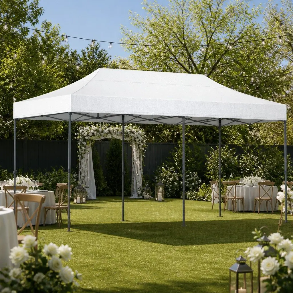 3x6m Pop Up Gazebo Tent for Outdoor Events