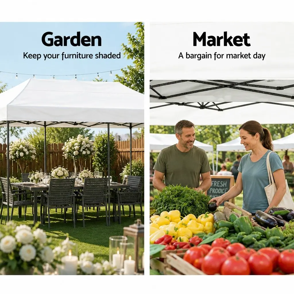 3x6m Pop Up Gazebo Tent for Outdoor Events