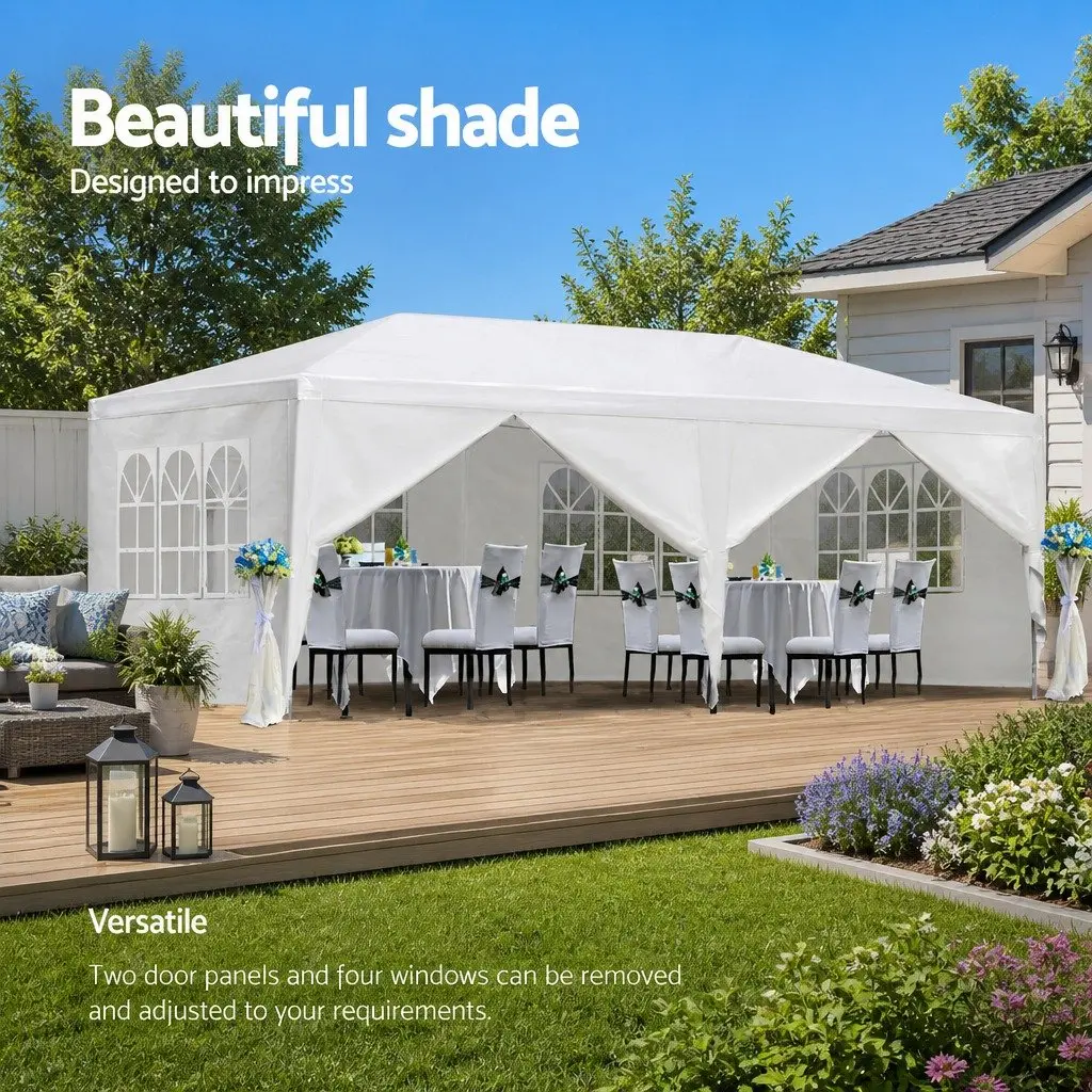 Gazebo 3x6m Marquee Tent with Sturdy Build