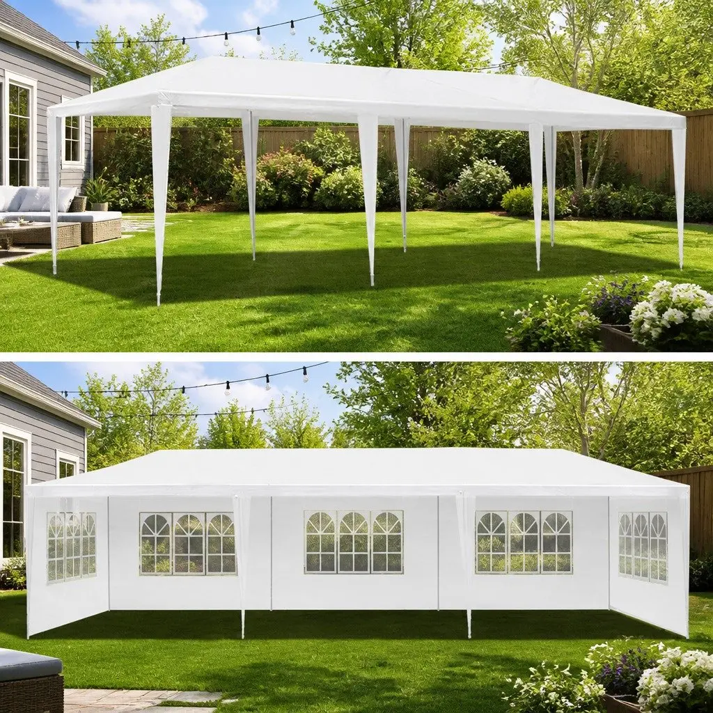 3x9m White Gazebo Marquee for Events