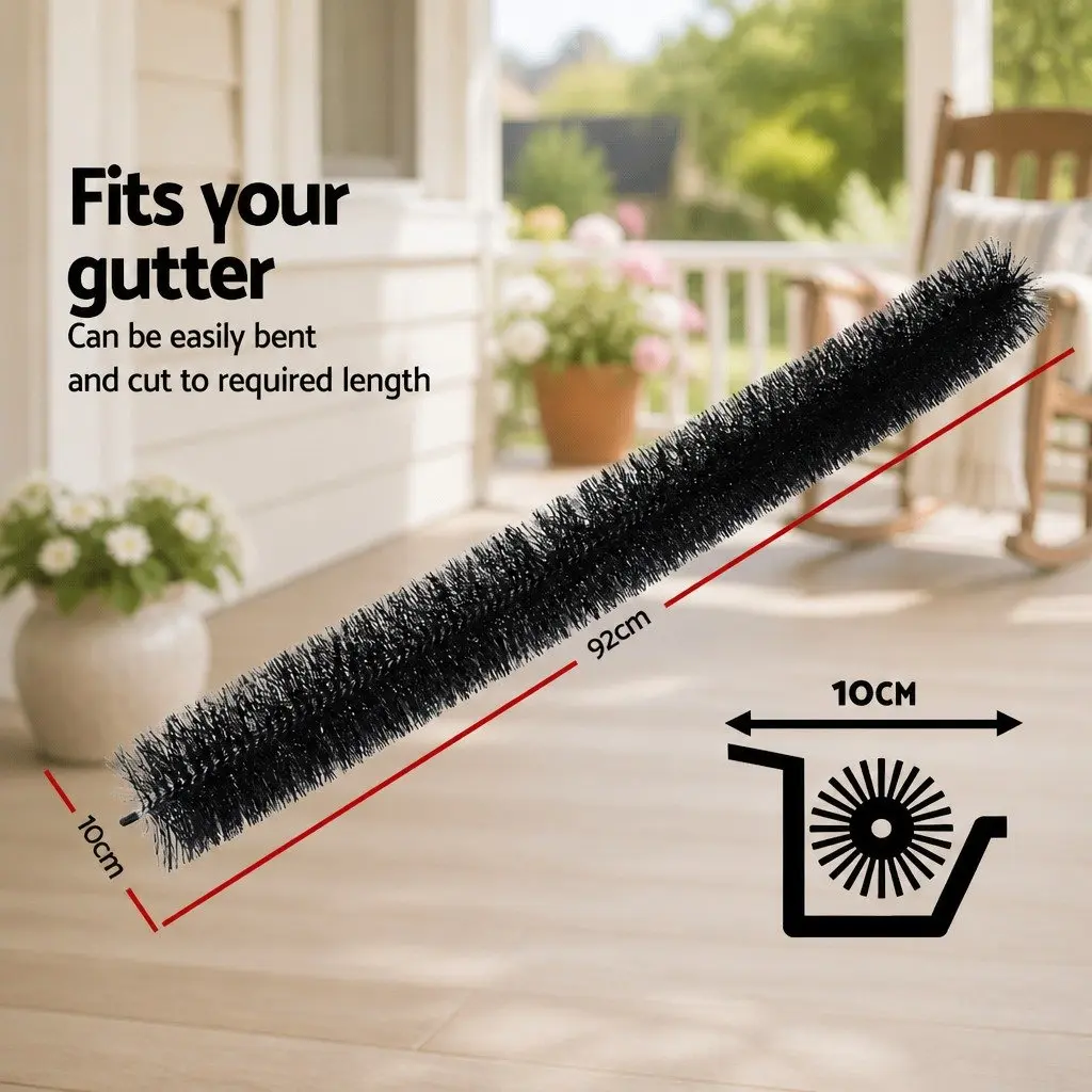 Gutter Guard Brush 92cm x 10cm Black 24 Pack