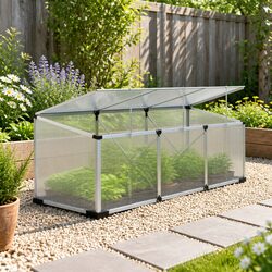 High-Quality Aluminium Greenhouse 180x50x50CM with Polycarbonate Panels
